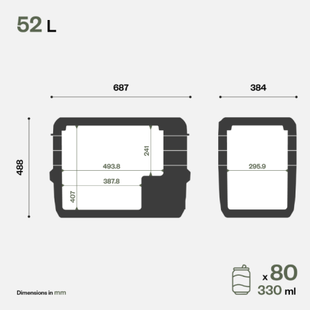 Автохолодтльник компрессорный Indel B Travel Box ITB52 12/24В
